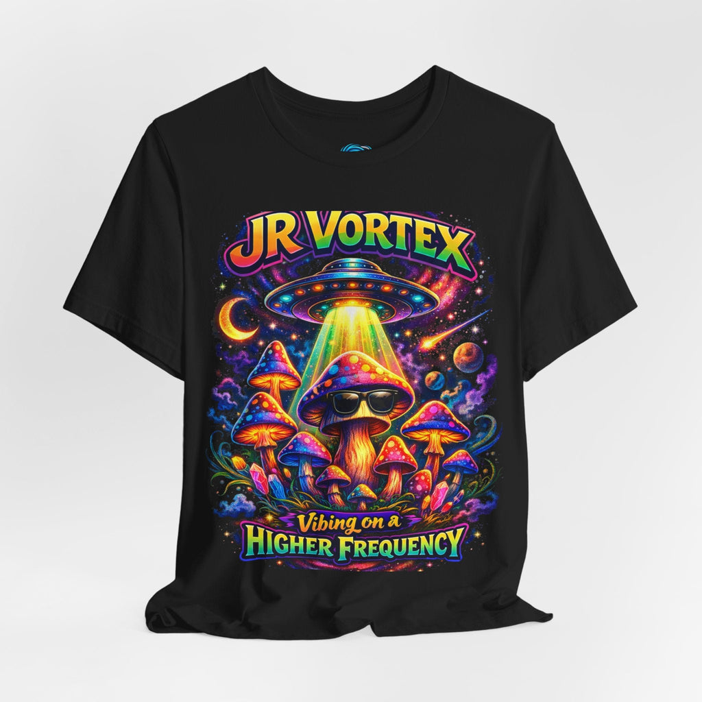 Psychedelic Mushroom Tee — "JR Vortex" Vibing on a Higher Frequency Printify