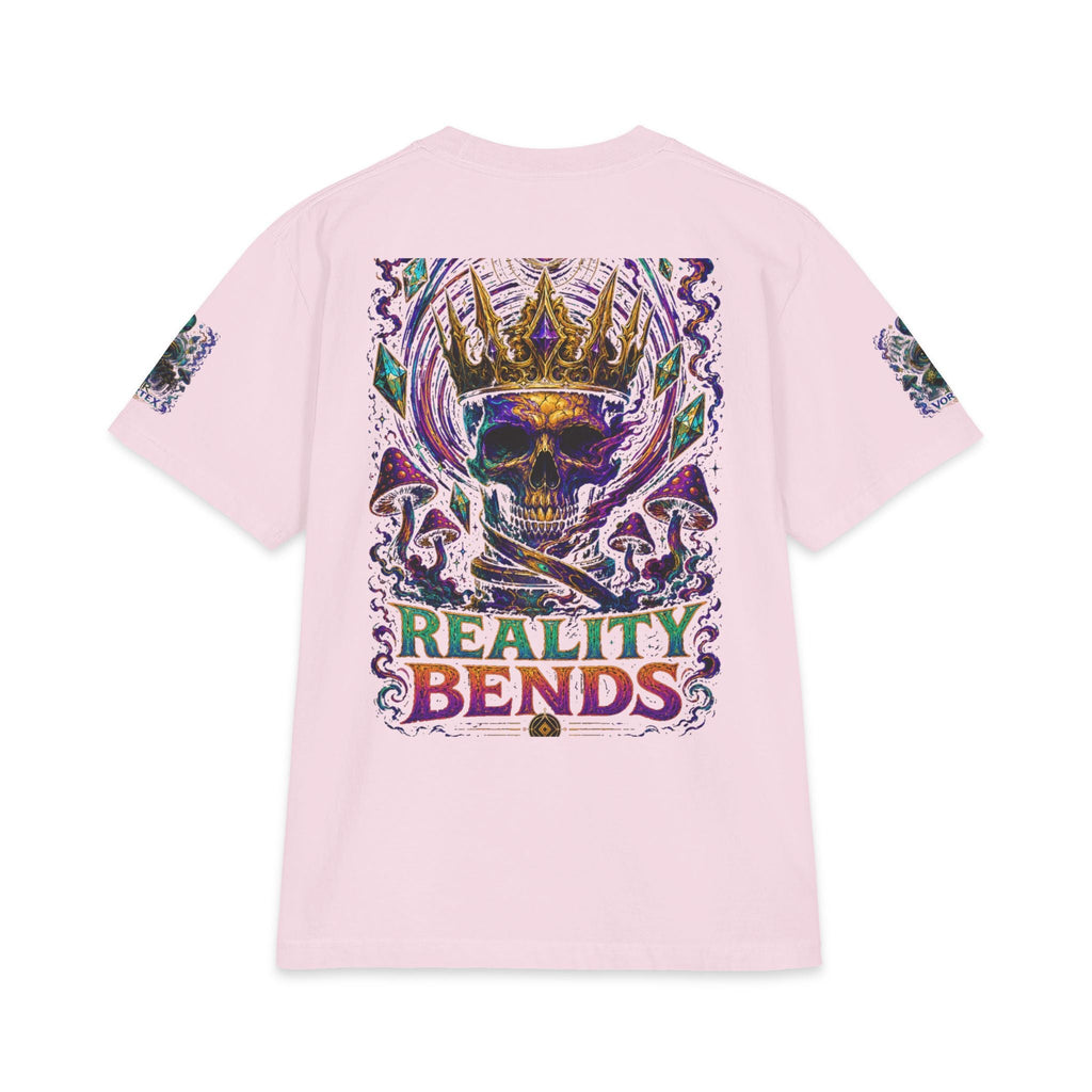 "Reality Bends" Alien Eye Crown Skull Graphic Tee
