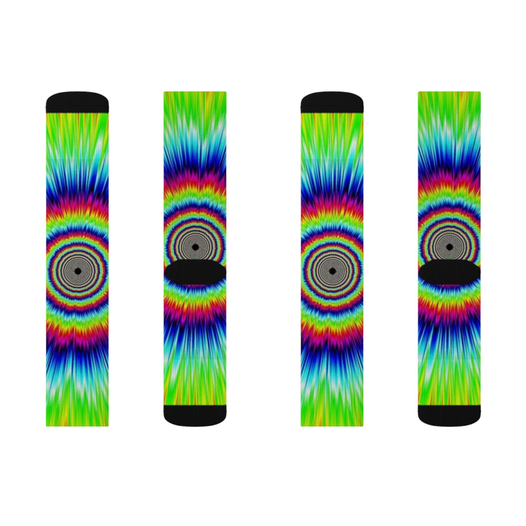Psychedelic Tie-Dye Socks
