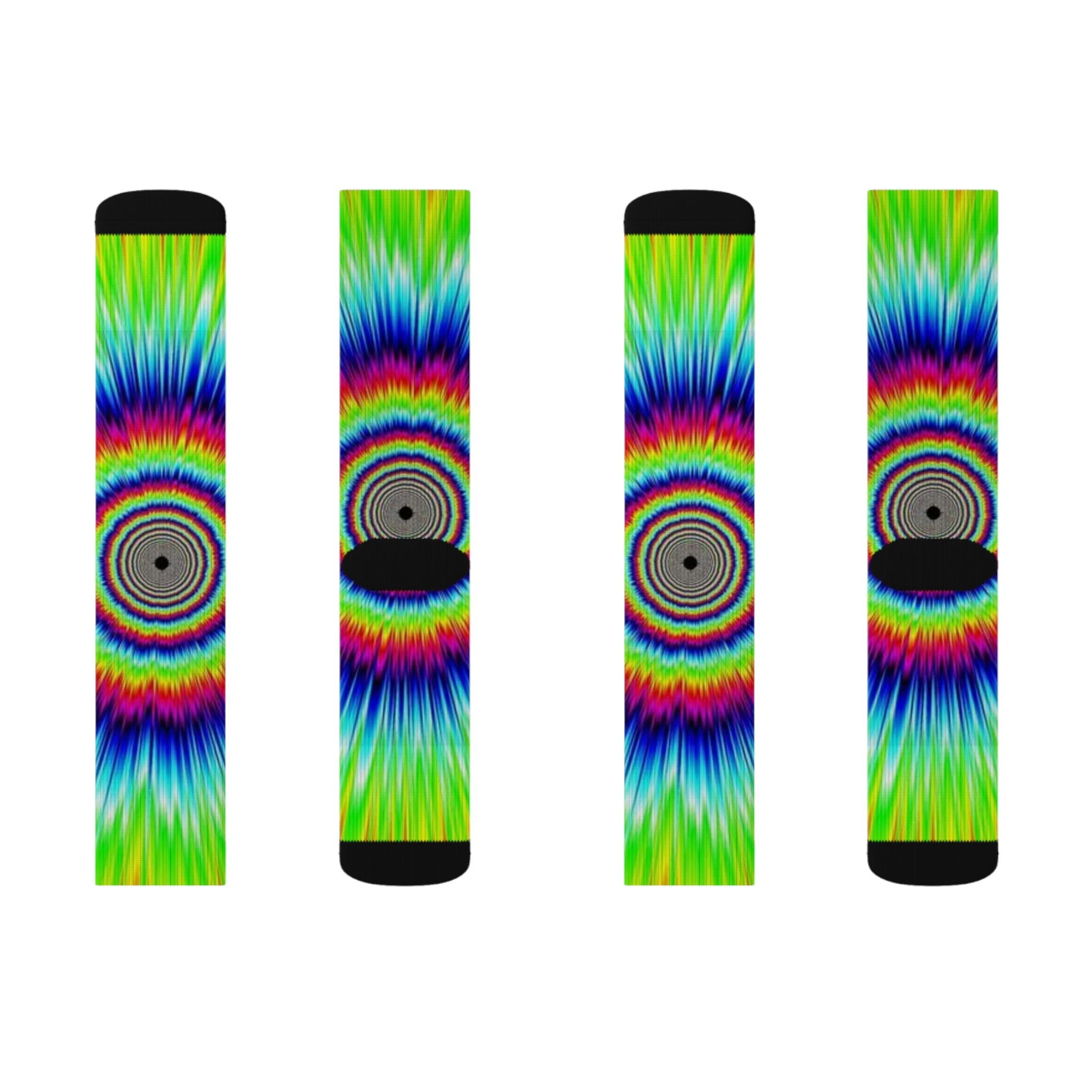 Psychedelic Tie-Dye Socks
