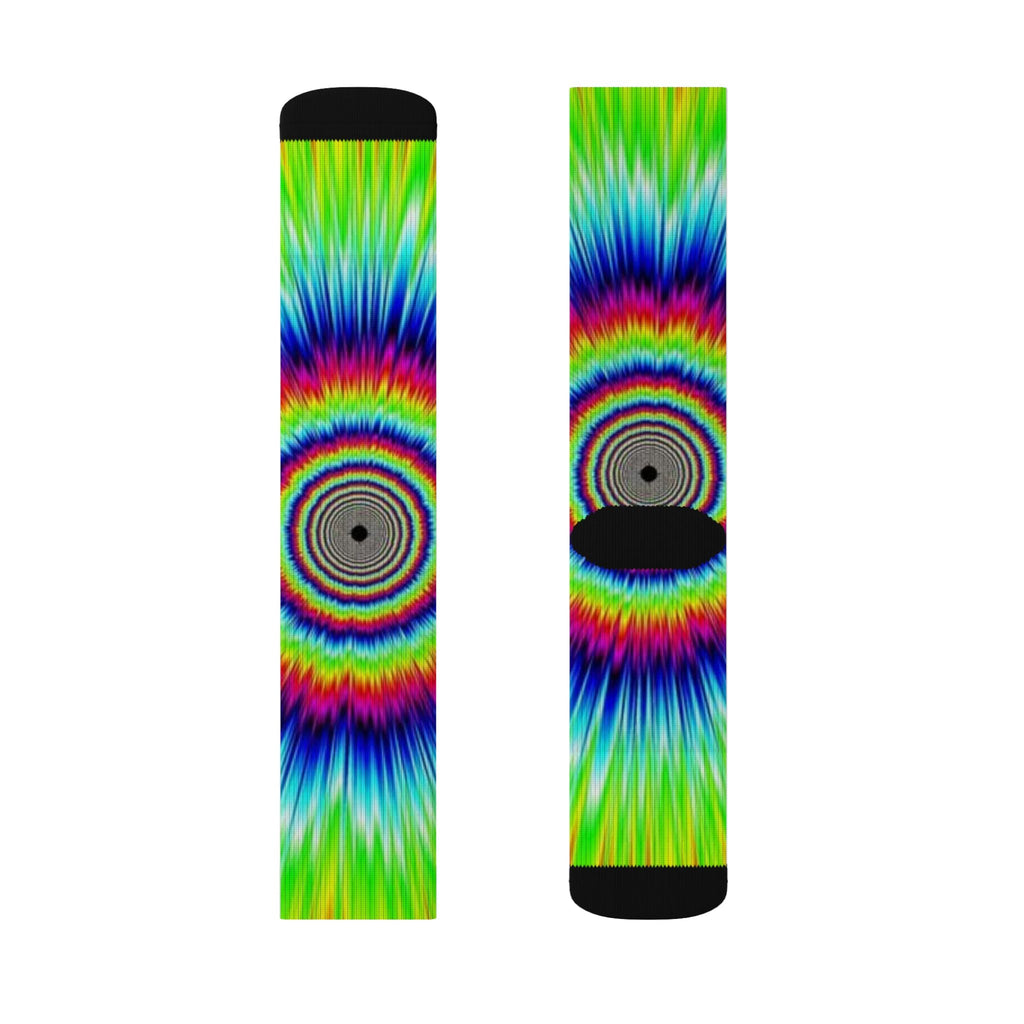 Psychedelic Tie-Dye Socks
