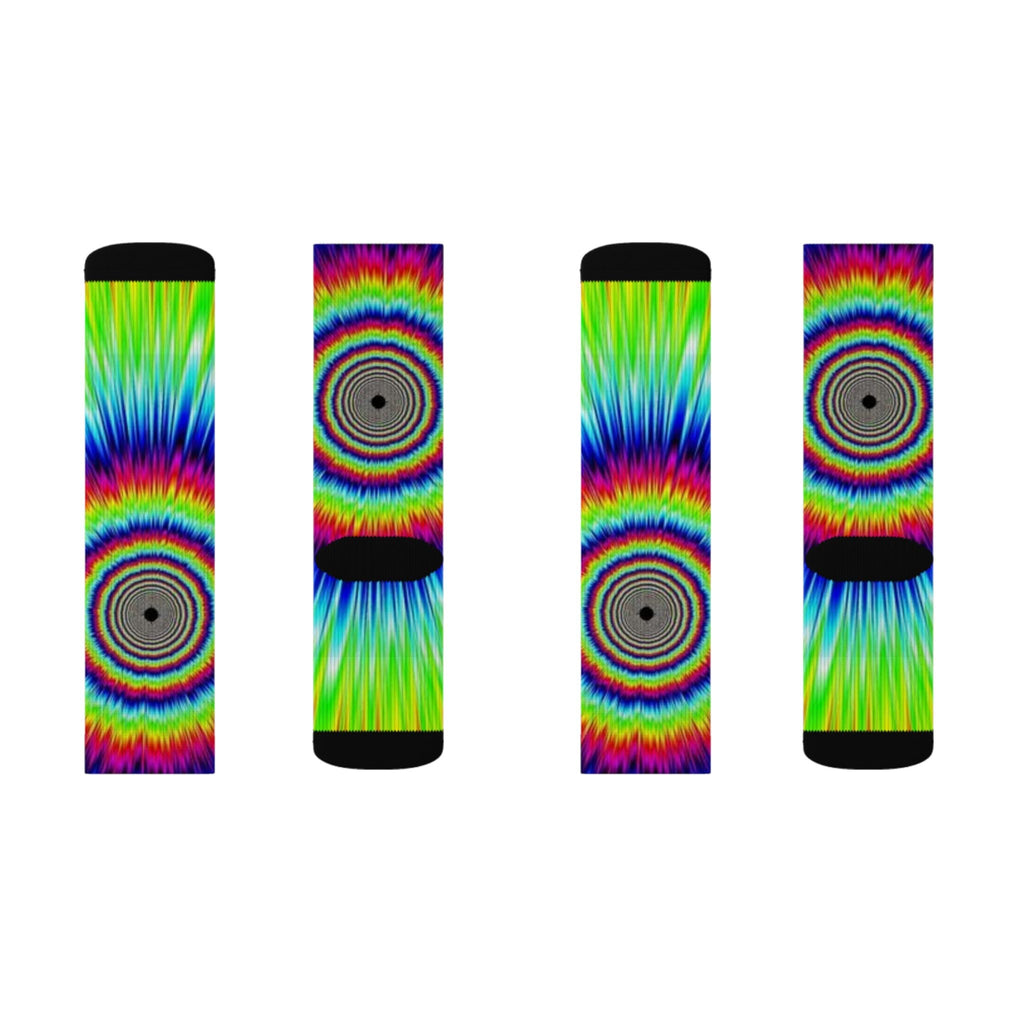 Psychedelic Tie-Dye Socks