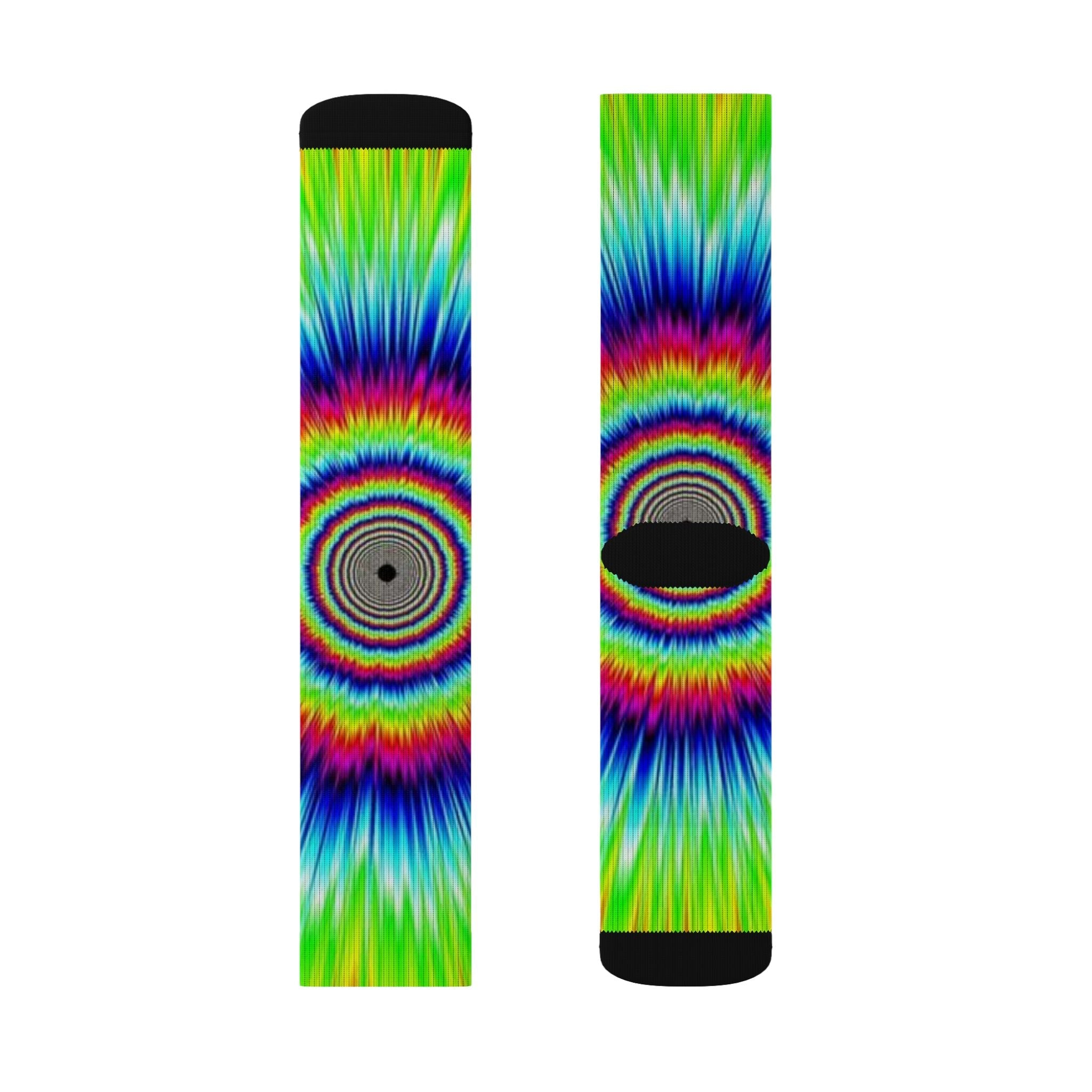 Psychedelic Tie-Dye Socks