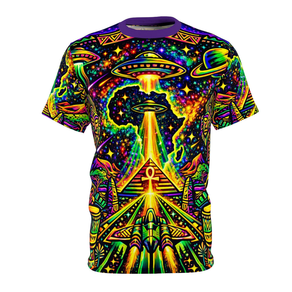 Cosmic Abduction All-Over Tee Printify