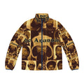Puffer Jacket - Vintage Ethiopian Icon Collage "The Anunnak" Printify
