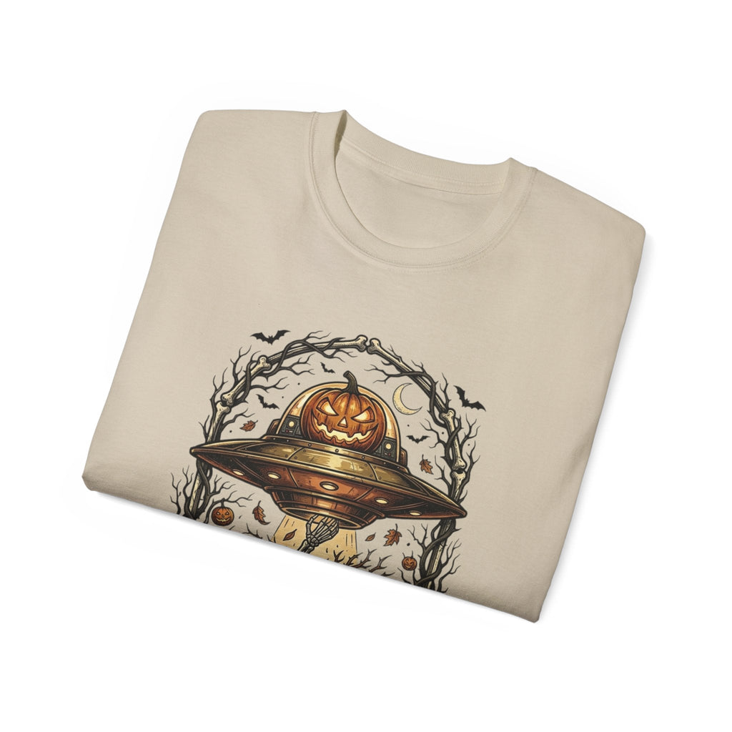 Pumpkin Abduction UFO Tee | Halloween Streetwear
