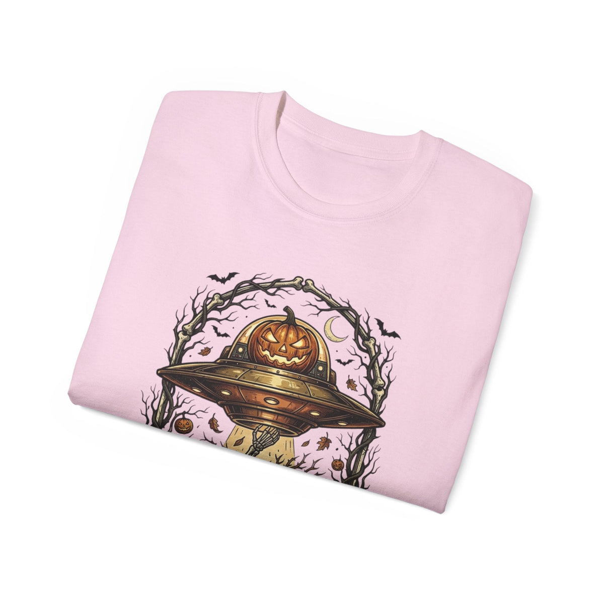 Pumpkin Abduction UFO Tee | Halloween Streetwear