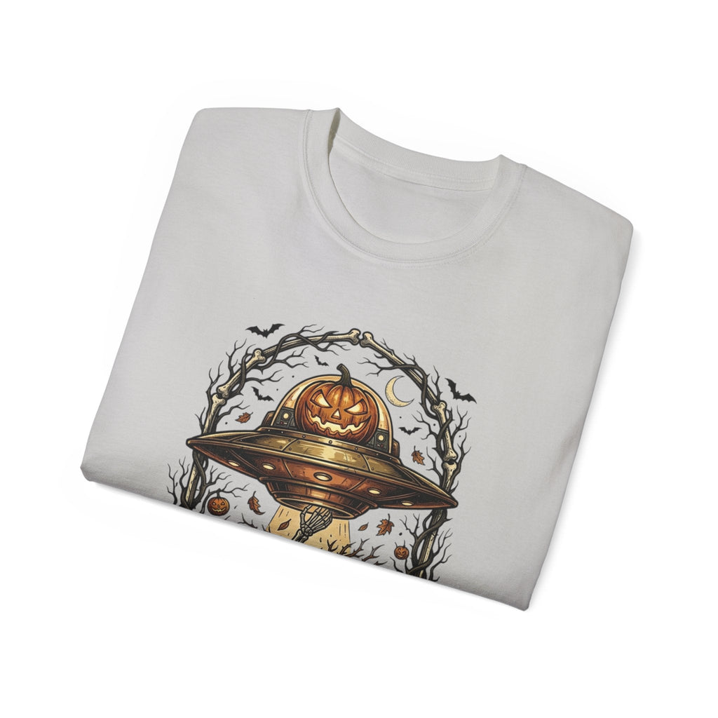 Pumpkin Abduction UFO Tee | Halloween Streetwear