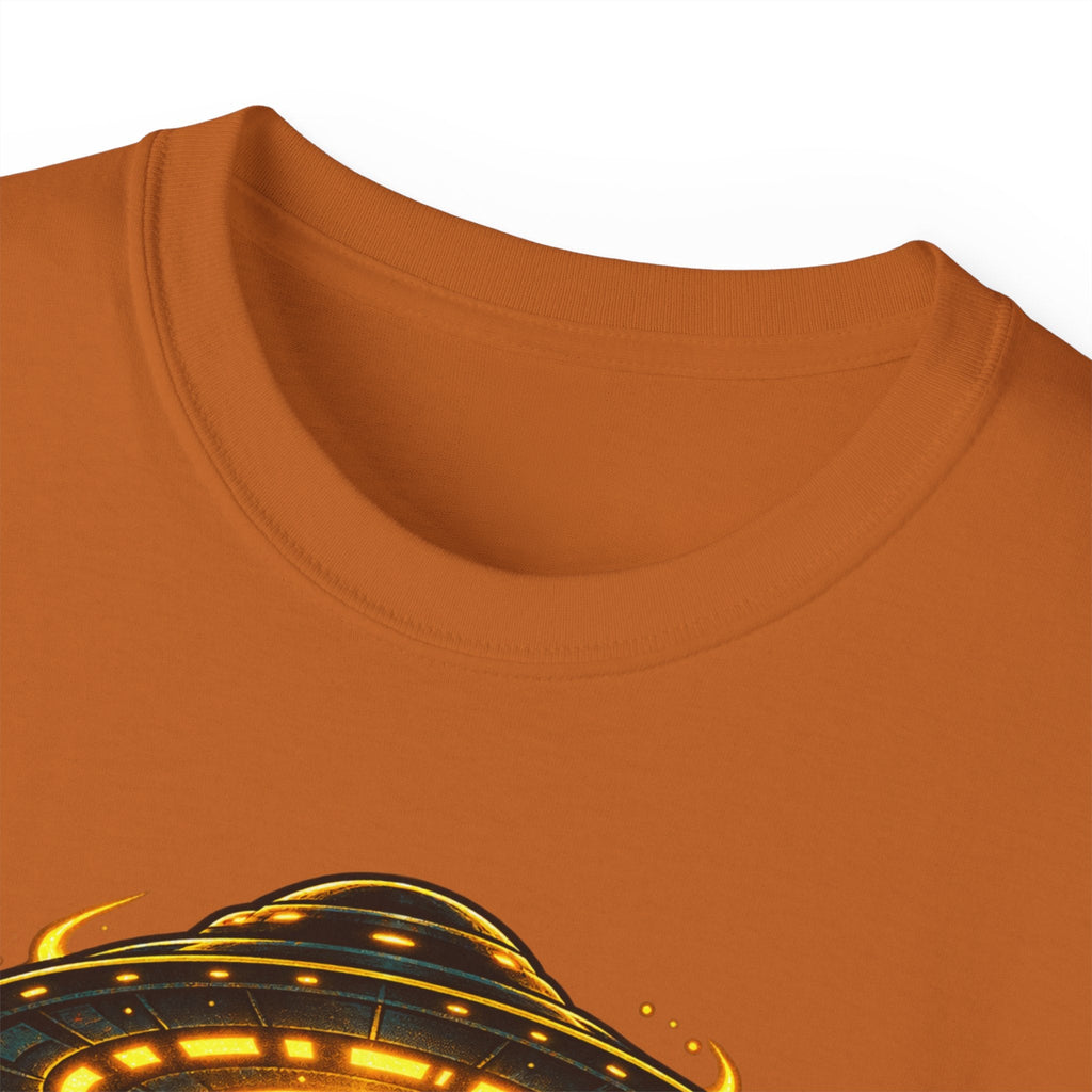 Pumpkin Pharaoh Halloween Tee — Jack-o'-Lantern Alien Mummy Graphic Shirt