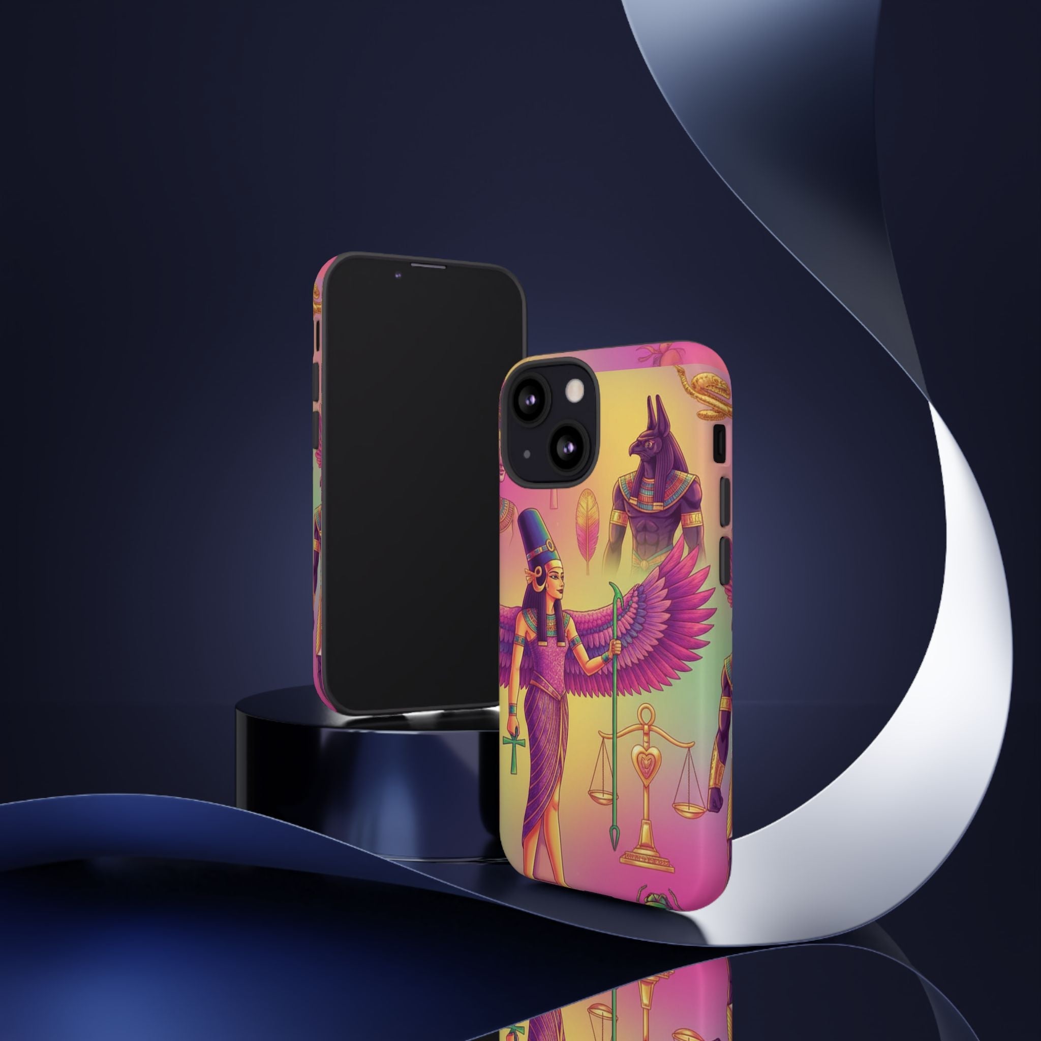 Purple Galaxy Swirl Tough Case — Cosmic Nebula Phone Case Printify