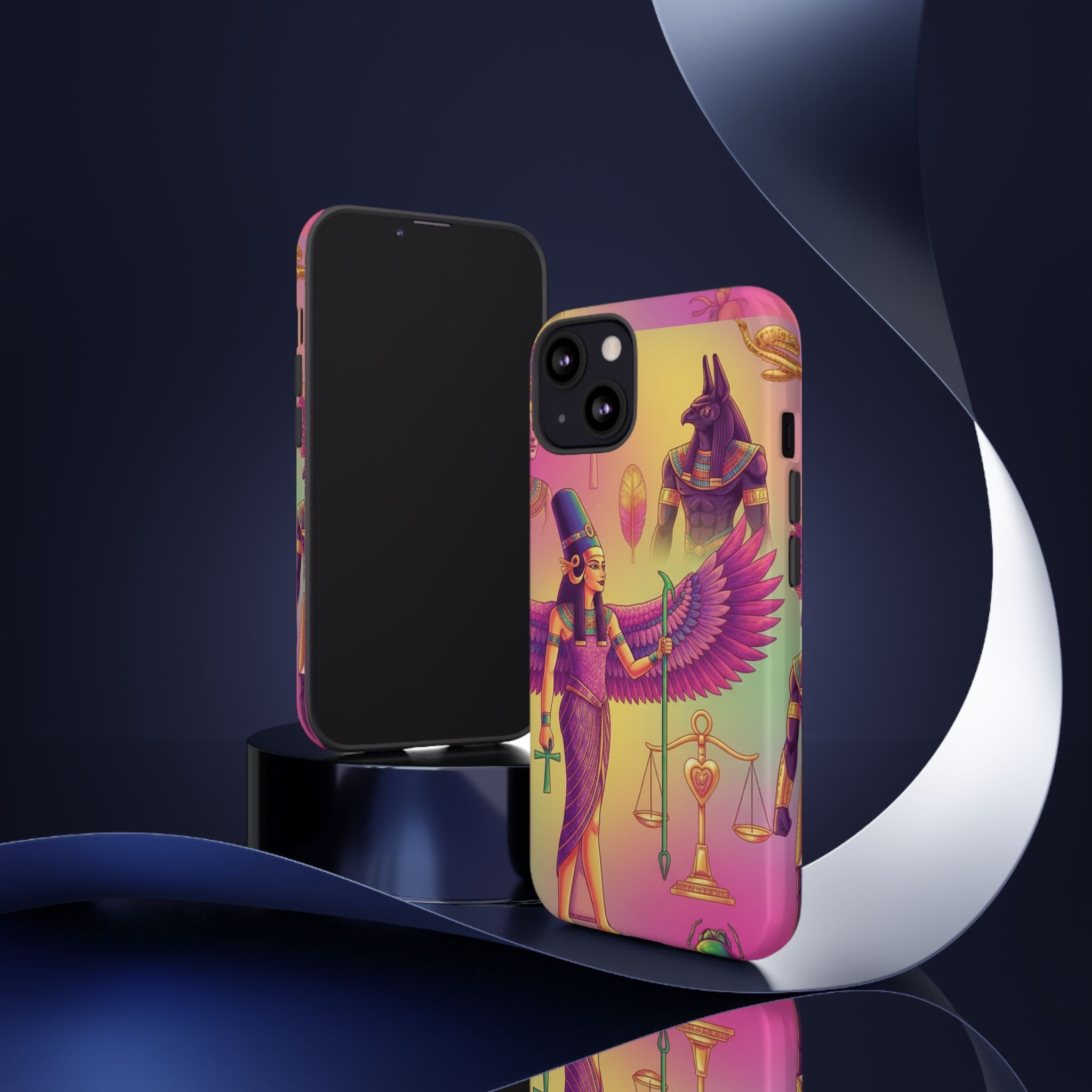 Purple Galaxy Swirl Tough Case — Cosmic Nebula Phone Case Printify
