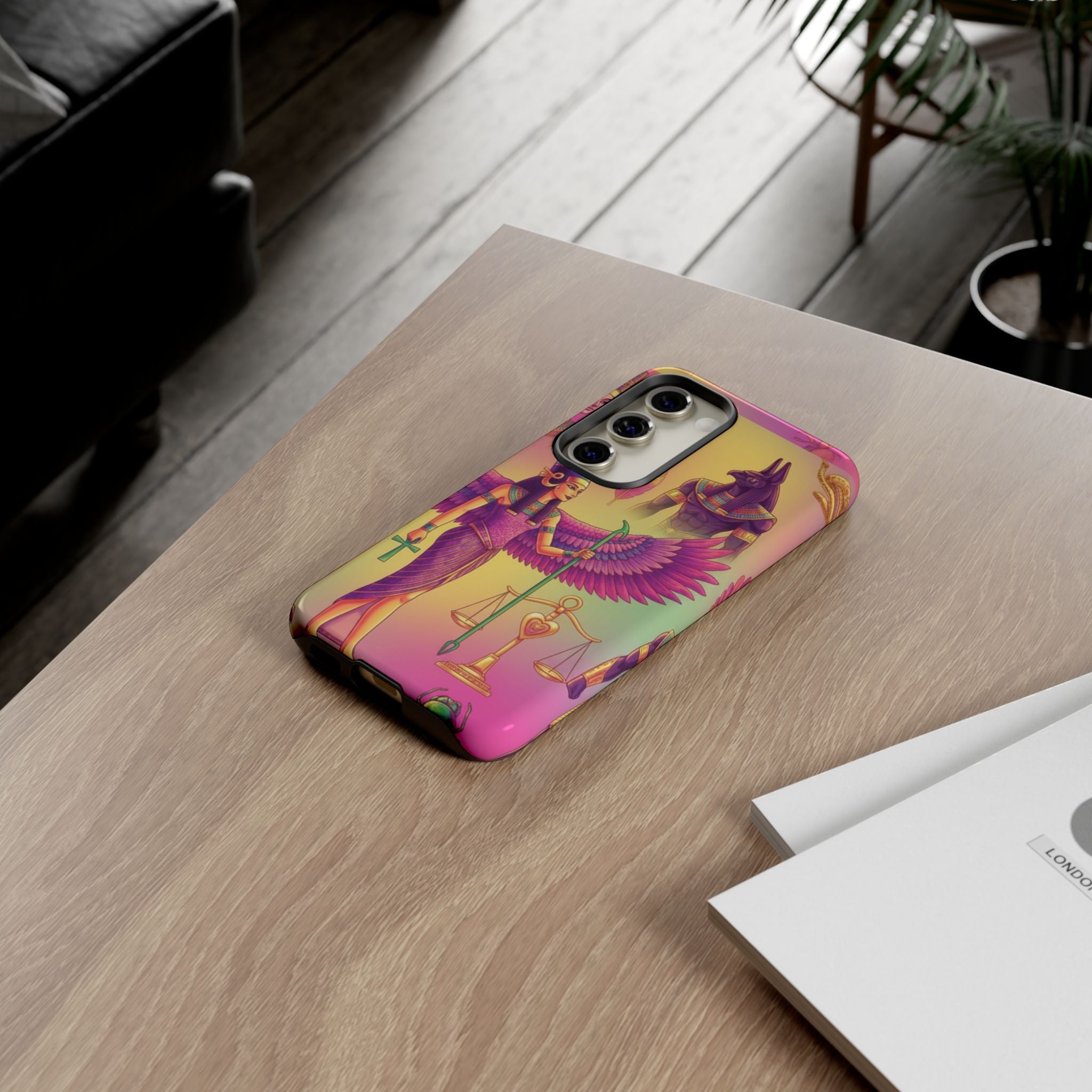 Purple Galaxy Swirl Tough Case — Cosmic Nebula Phone Case Printify
