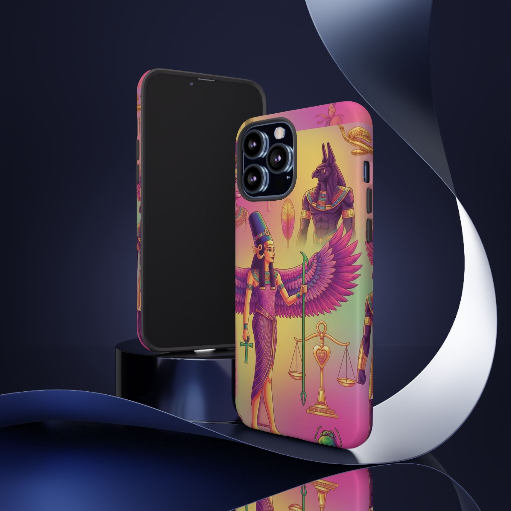 Purple Galaxy Swirl Tough Case — Cosmic Nebula Phone Case Printify
