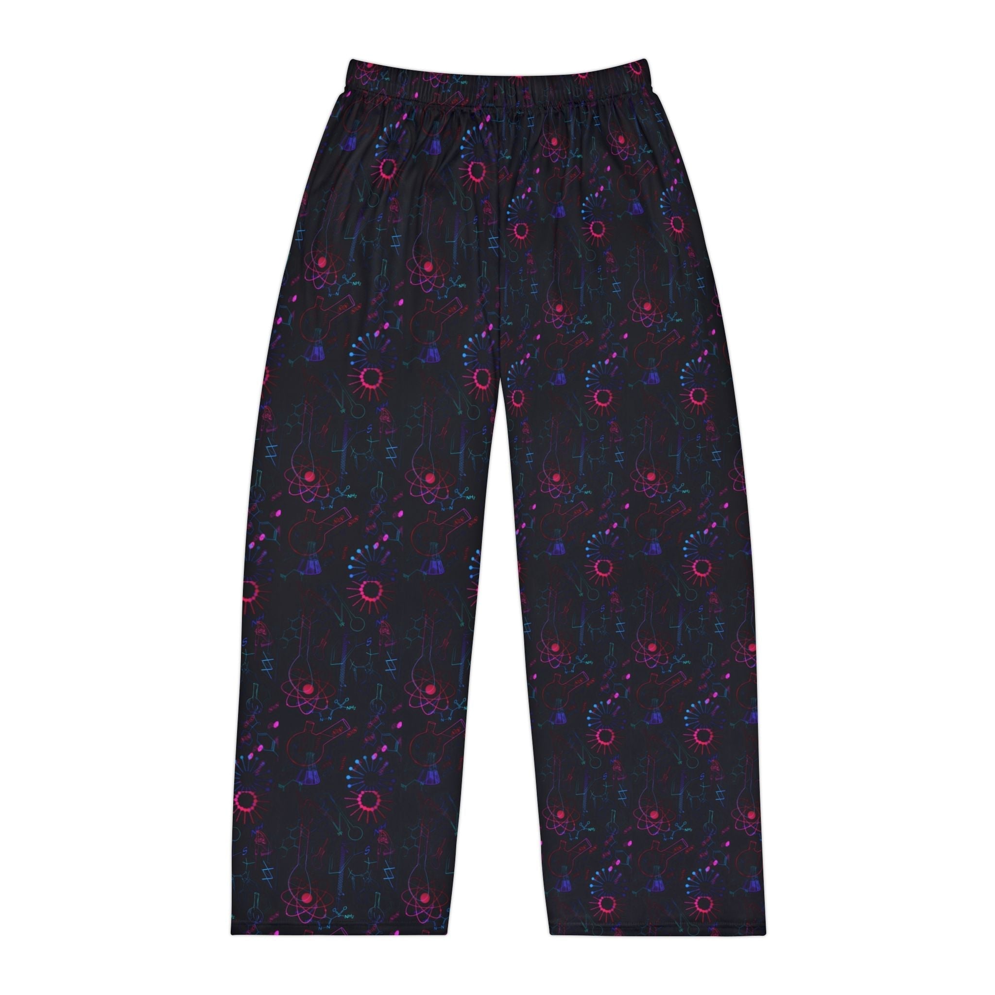 Men's Science-Themed Pajama Pants, Cozy Sleepwear, Science Lover Gift, Perfect for Sleep & Relaxation, Bedroom Decor, Fun Gift Idea Printify