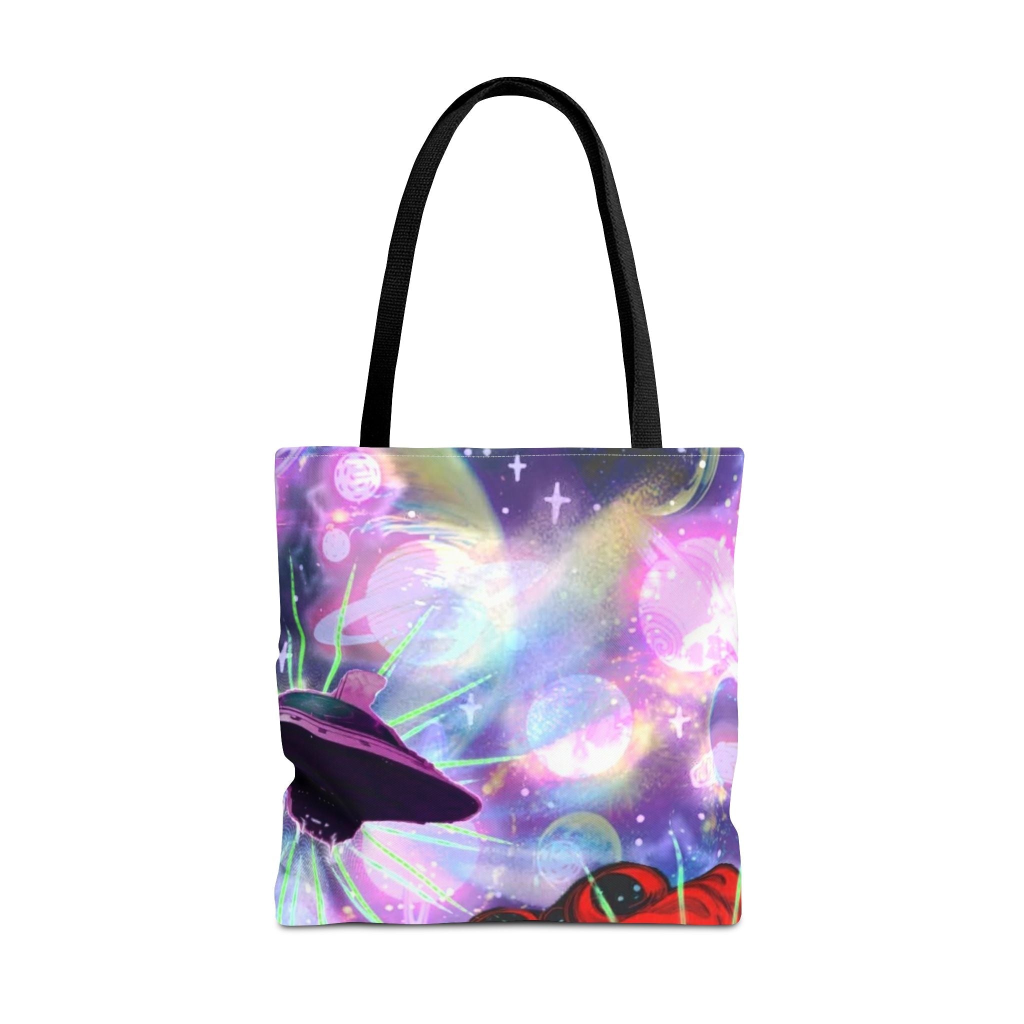 Queen of the Cosmos Tote Bag — Celestial Crown All-Over Print