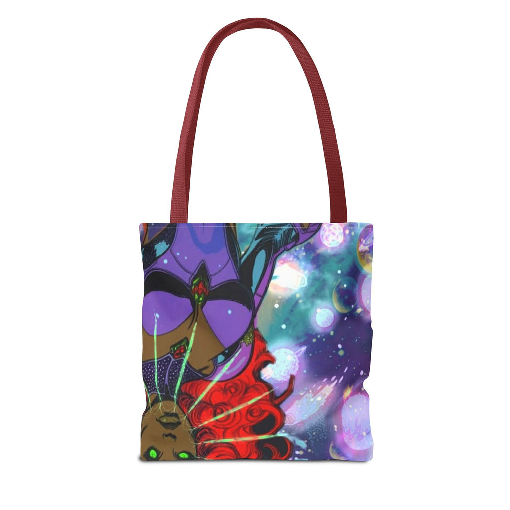 Queen of the Cosmos Tote Bag — Celestial Crown All-Over Print