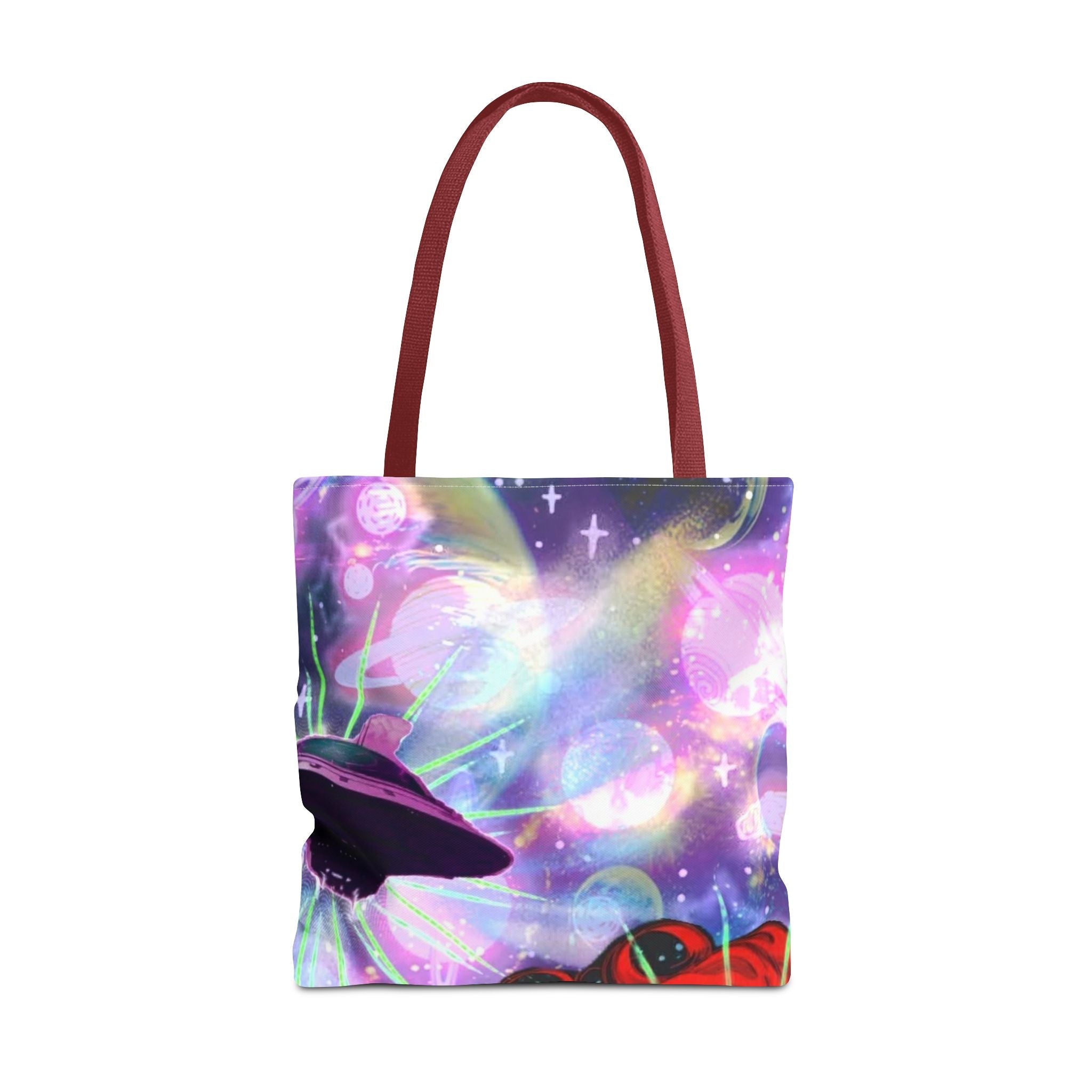 Queen of the Cosmos Tote Bag — Celestial Crown All-Over Print