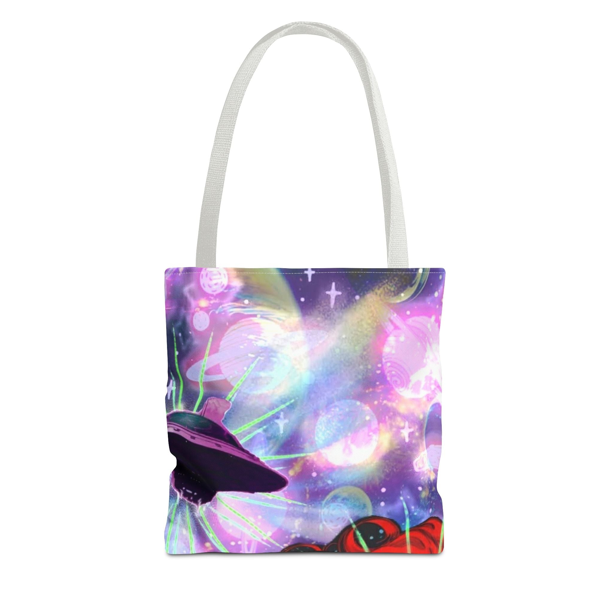 Queen of the Cosmos Tote Bag — Celestial Crown All-Over Print