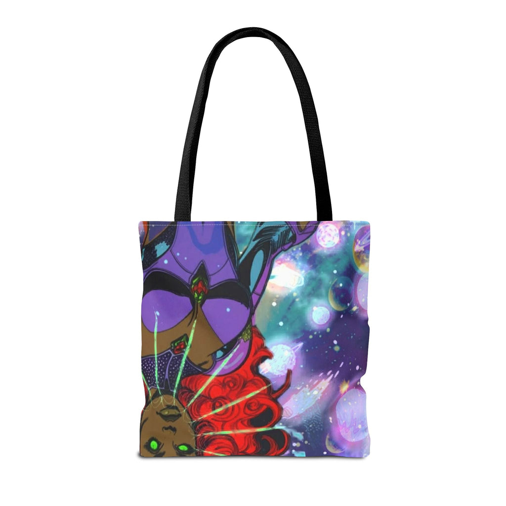 Queen of the Cosmos Tote Bag — Celestial Crown All-Over Print