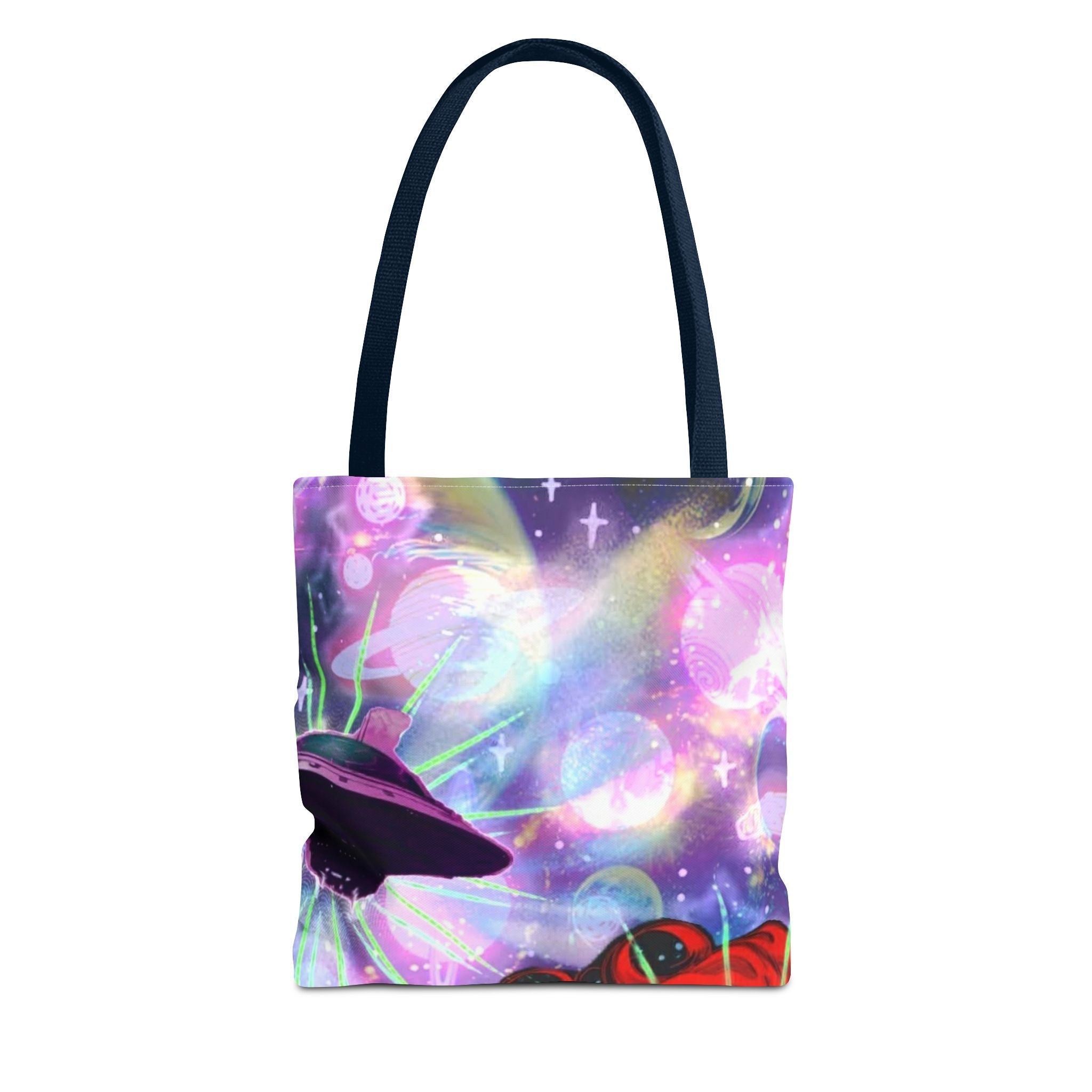 Queen of the Cosmos Tote Bag — Celestial Crown All-Over Print
