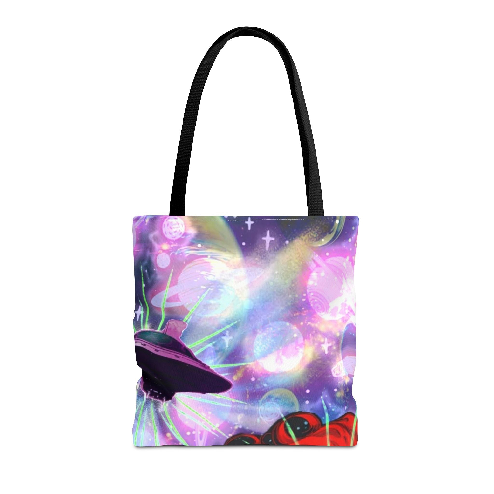Queen of the Cosmos Tote Bag — Celestial Crown All-Over Print