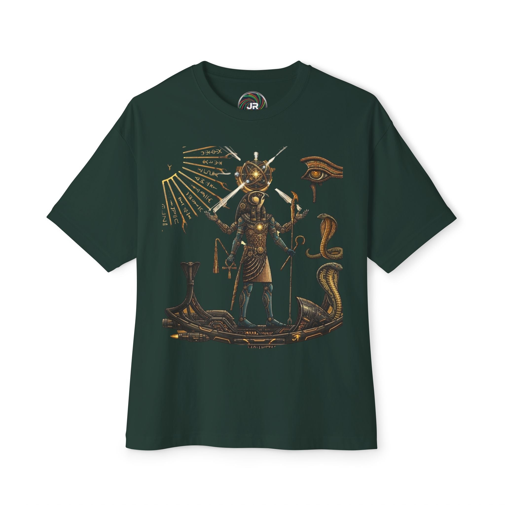 Ra Rising Oversized Tee — Ancient Egyptian God