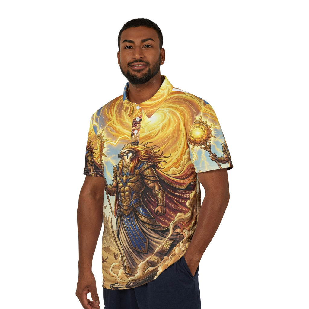 Ra's Ascension Polo — Ancient Egyptian God AOP