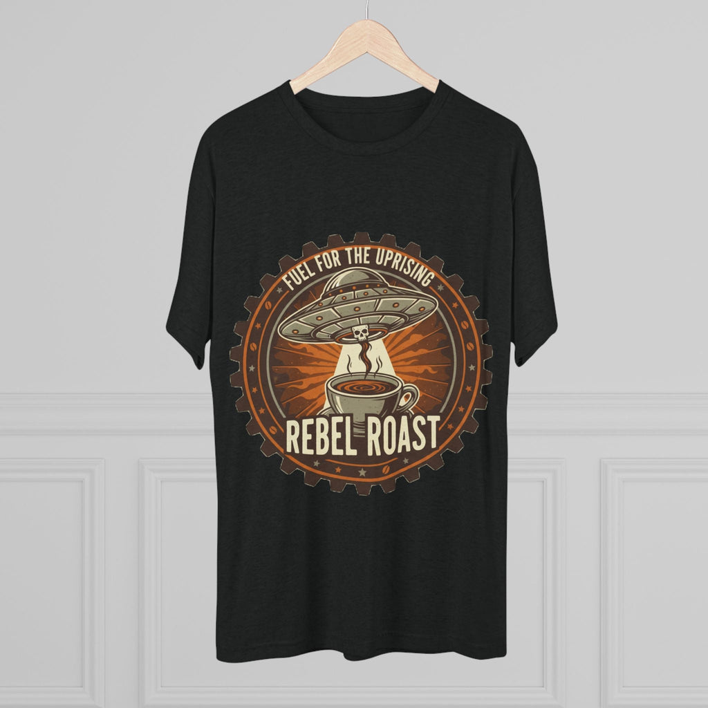 Rebel Roast T‑Shirt — "Fuel for the Uprising" Coffee Graphic Tee Printify