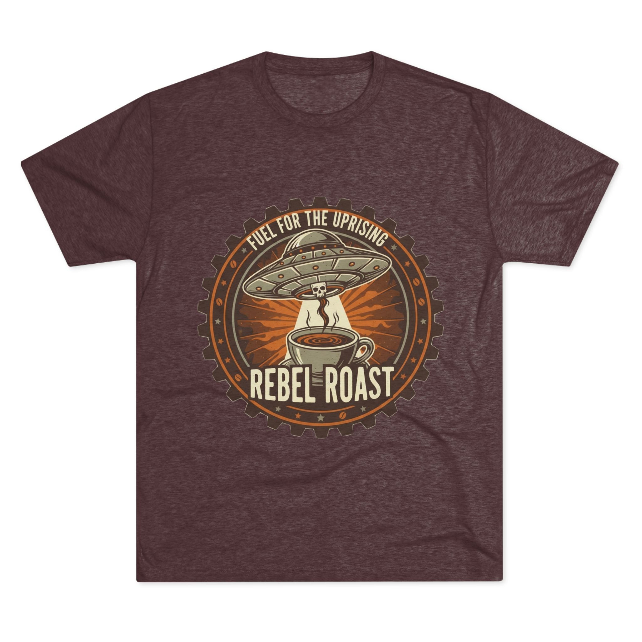 Rebel Roast T‑Shirt — "Fuel for the Uprising" Coffee Graphic Tee Printify
