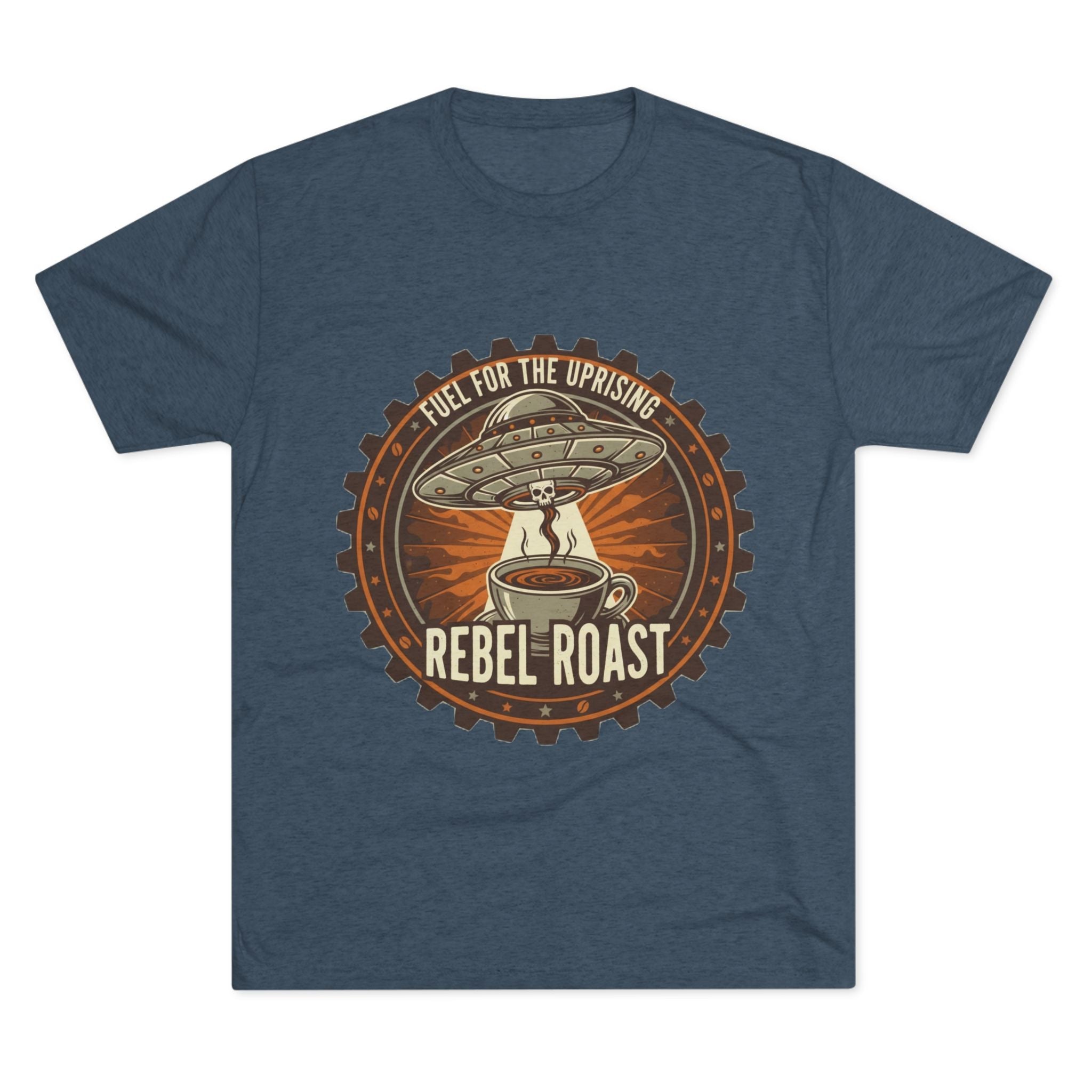 Rebel Roast T‑Shirt — "Fuel for the Uprising" Coffee Graphic Tee Printify