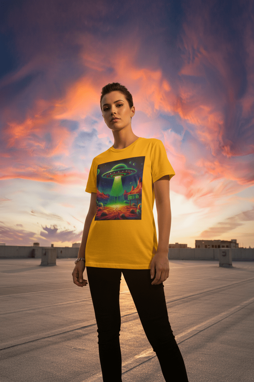 Standout dramatic sunset rooftop shot