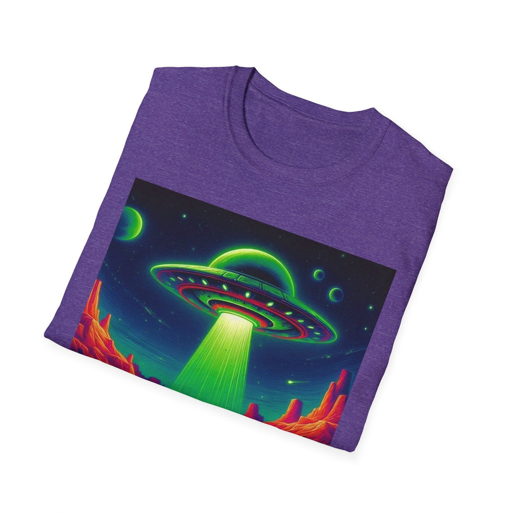 Retro Alien Utopia Tee – Area 51 UFO Graphic Shirt Printify