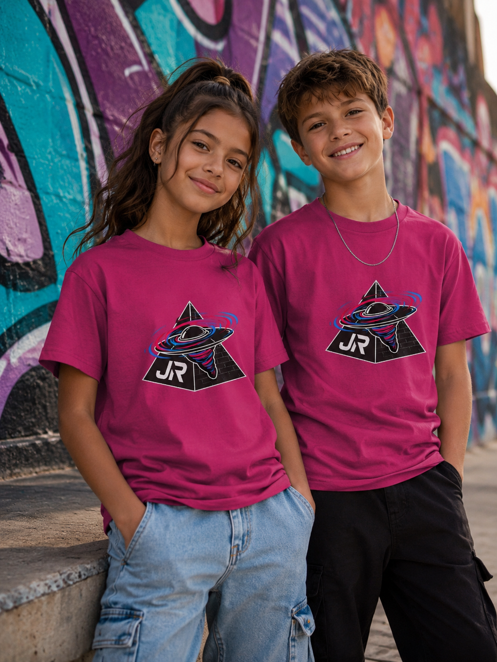 JR Vortex Youth Tee — Pyramid Vortex Logo