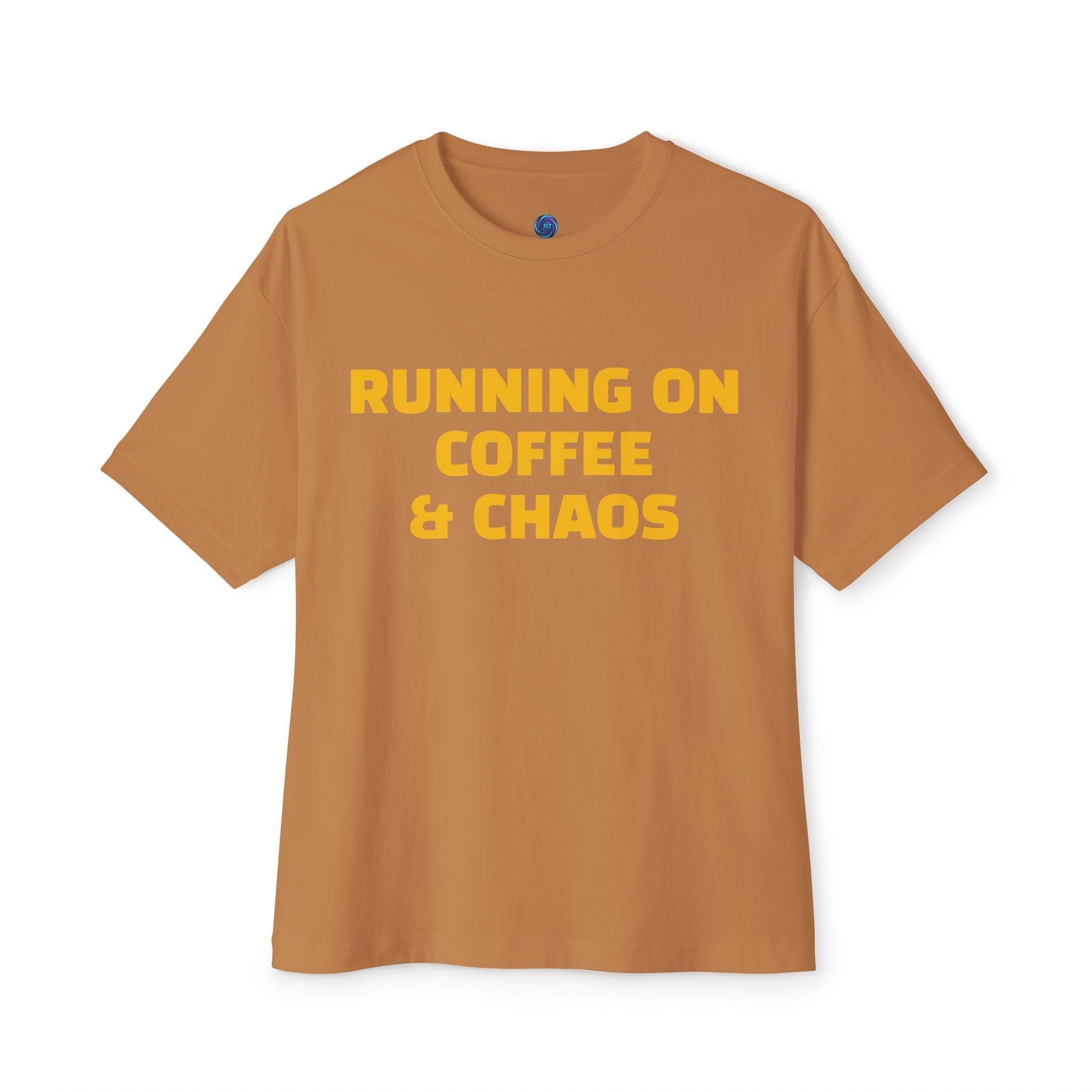 Running On Coffee & Chaos Tee – Funny Coffee Lover Shirt Printify