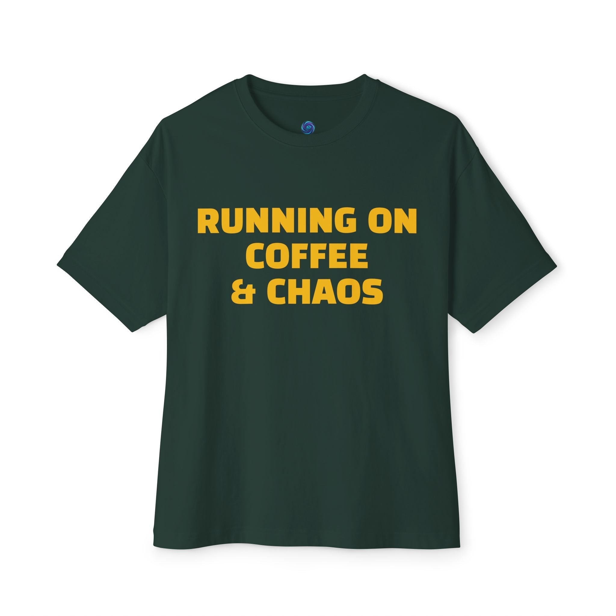 Running On Coffee & Chaos Tee – Funny Coffee Lover Shirt Printify