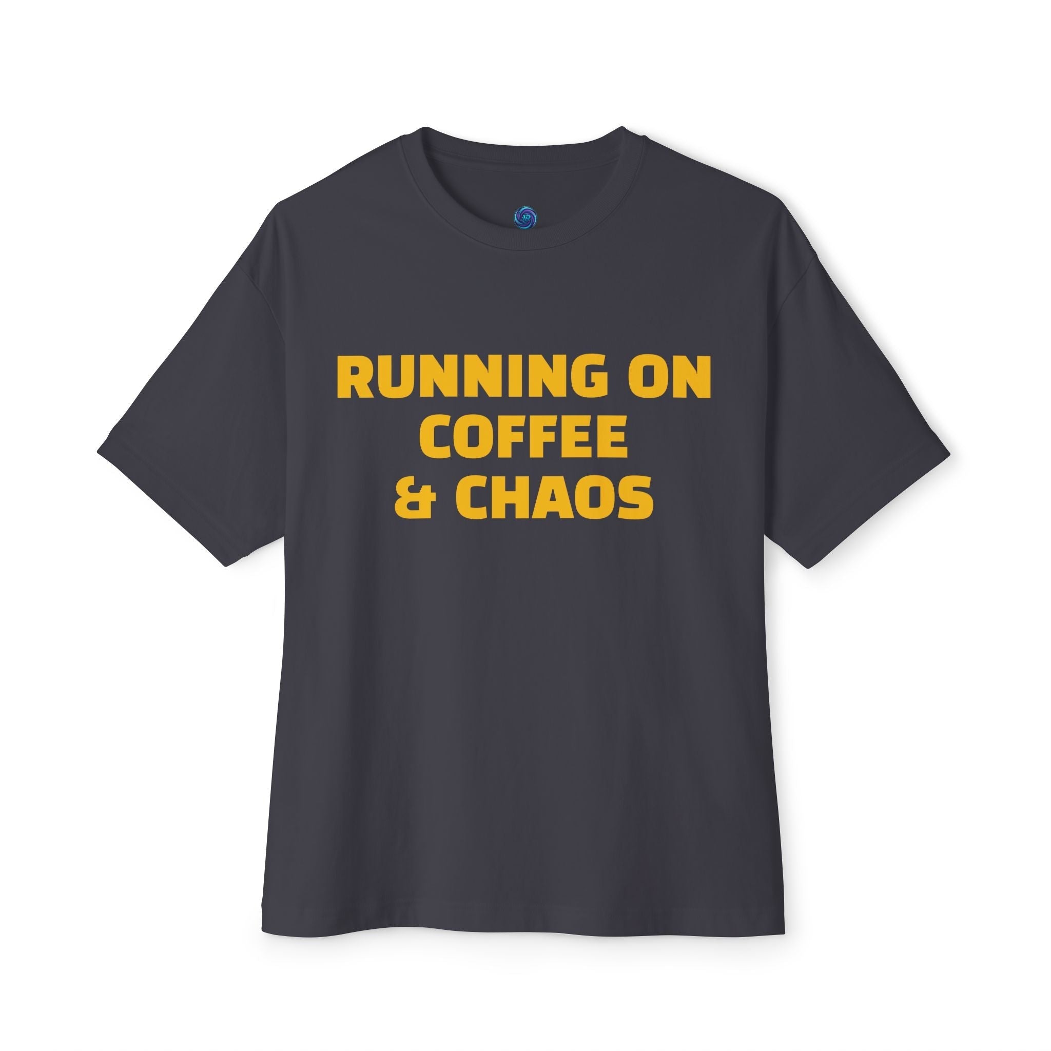 Running On Coffee & Chaos Tee – Funny Coffee Lover Shirt Printify