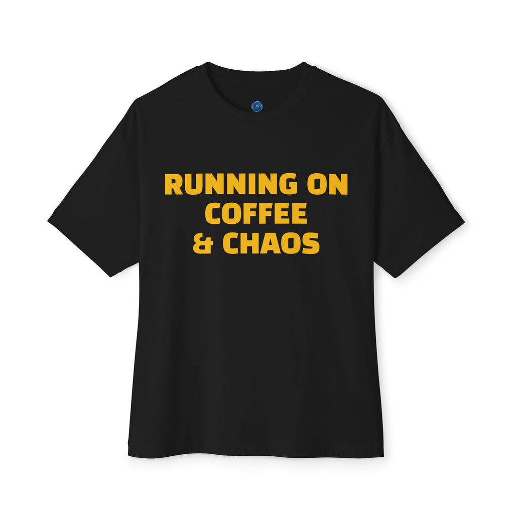 Running On Coffee & Chaos Tee – Funny Coffee Lover Shirt Printify