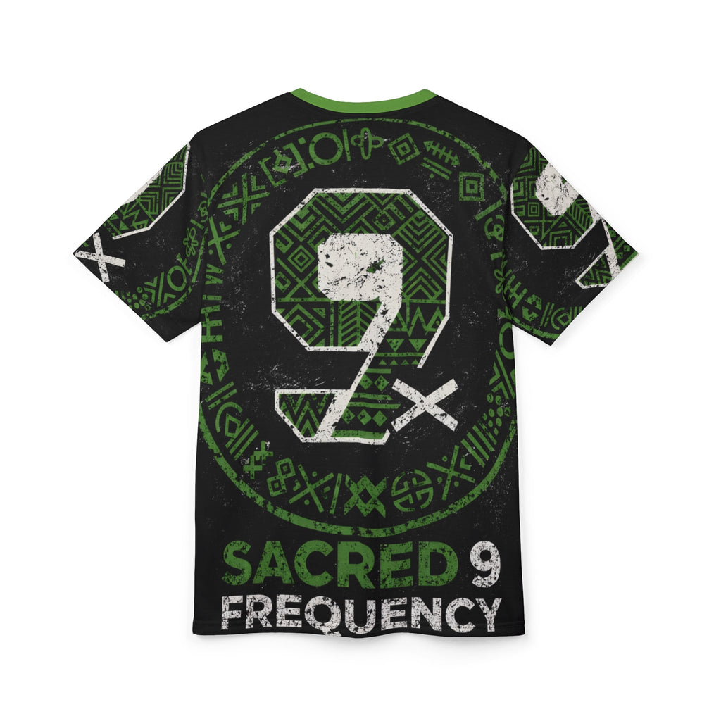 Sacred 9 Frequency Graphic Tee Printify