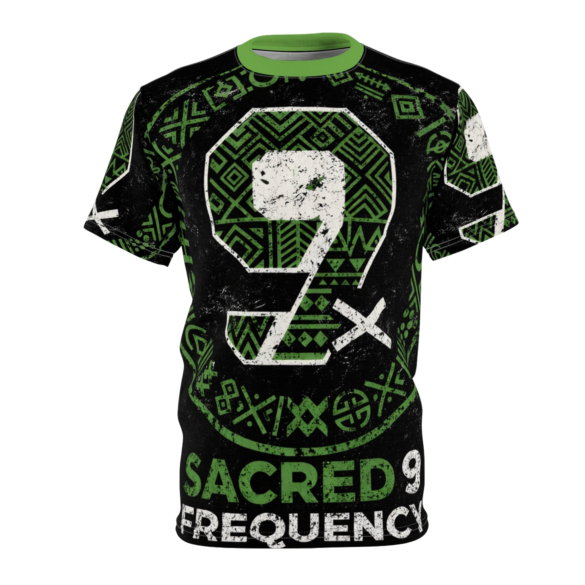 Sacred 9 Frequency Graphic Tee Printify