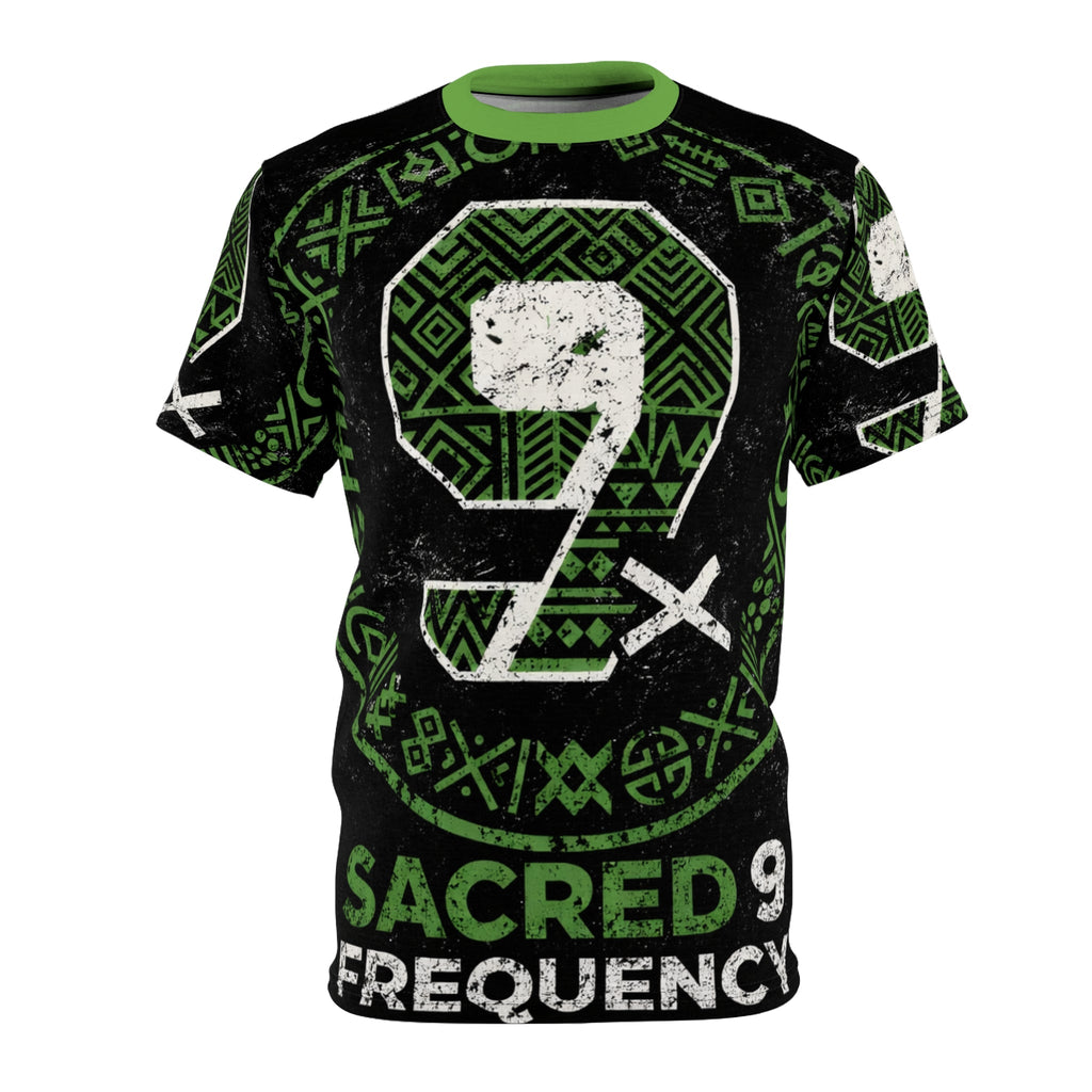 Sacred 9 Frequency Graphic Tee Printify
