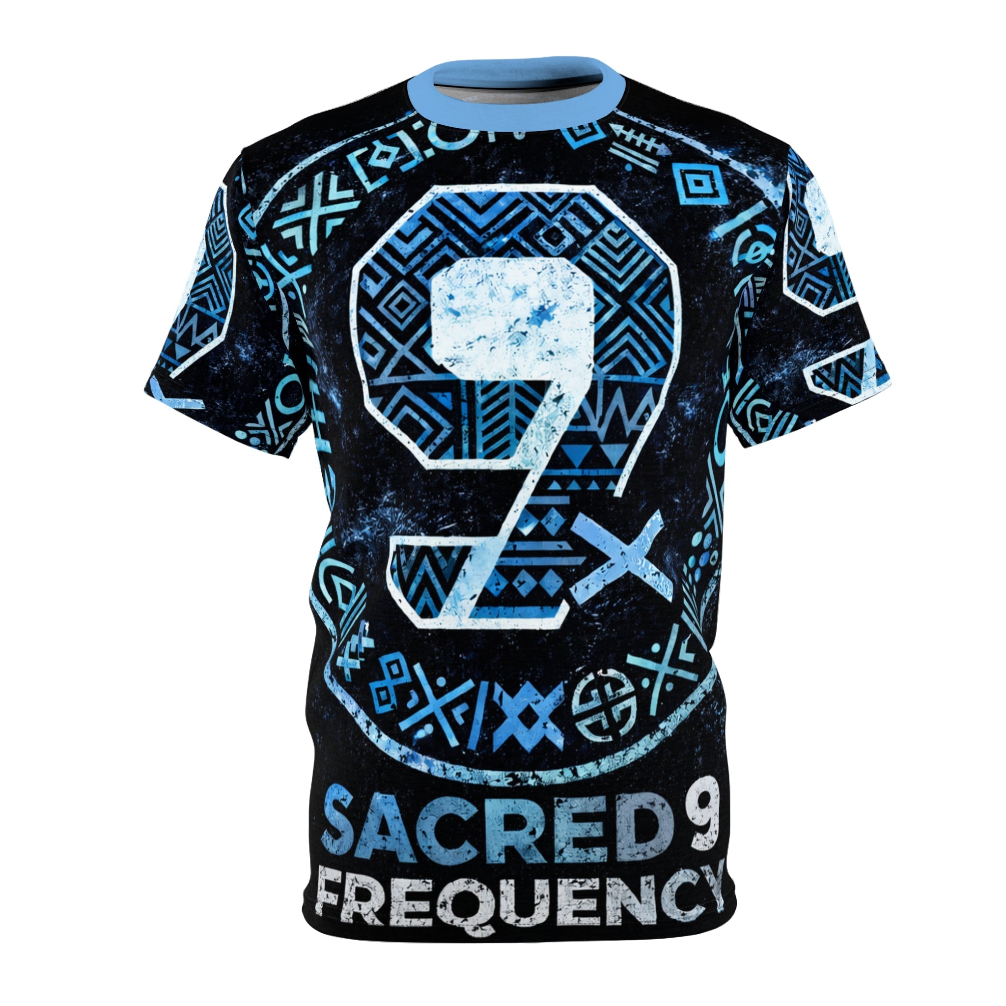 Sacred 9 Frequency – Midnight Blue Edition Printify