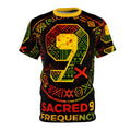 Sacred 9 Frequency Rasta Graphic Tee — All-Over Print Streetwear Printify