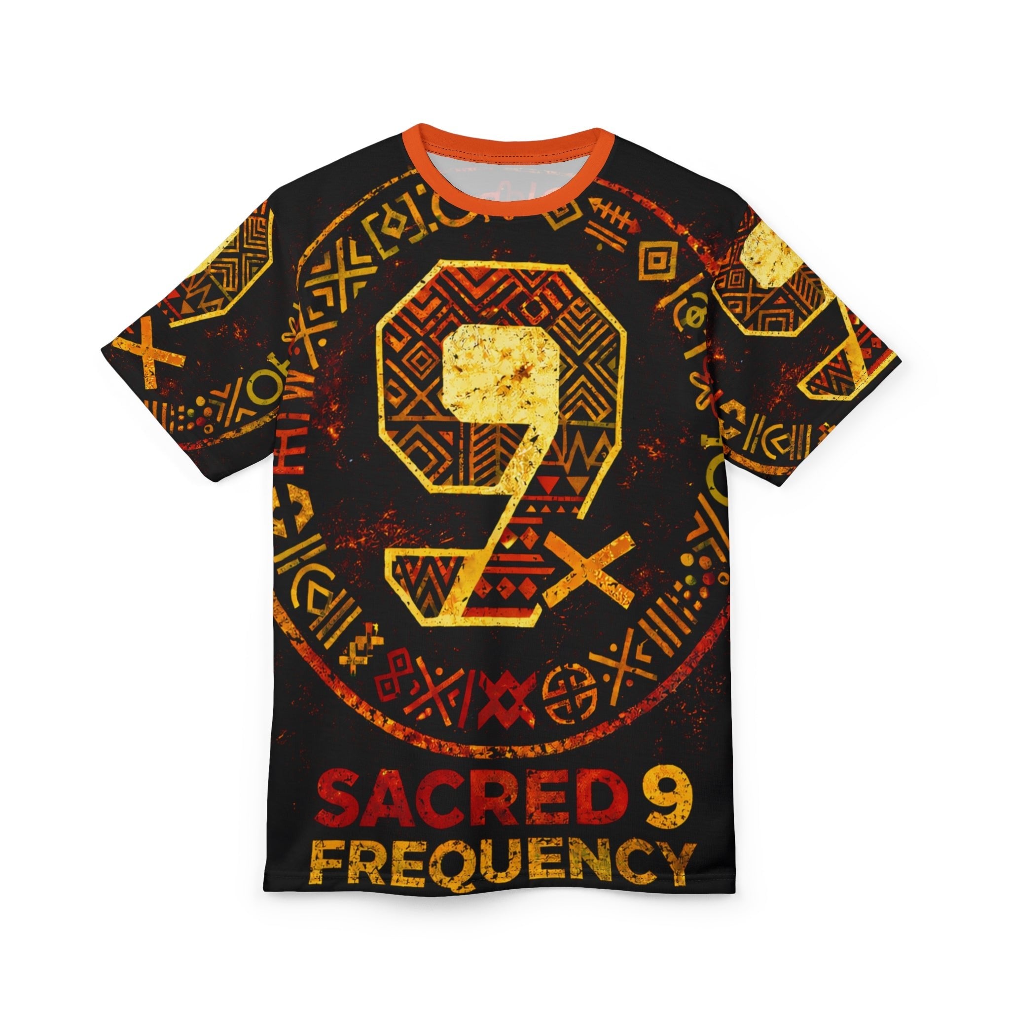 Sacred 9 Frequency All-Over Tee Printify