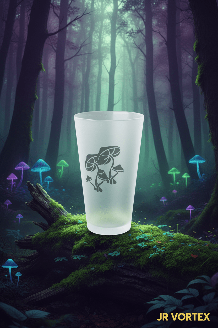 Mushroom Pint Glass – Forest