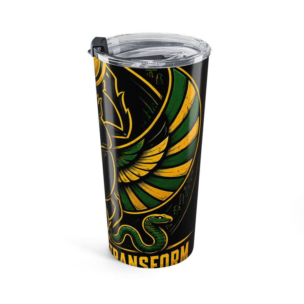 Scarab Beetle 20oz Tumbler – Egyptian Gold & Green Travel Cup