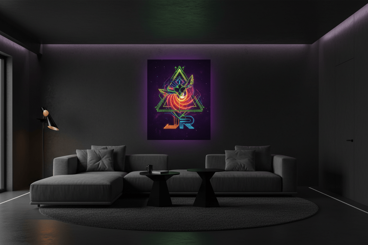 Dark Modern Living Room