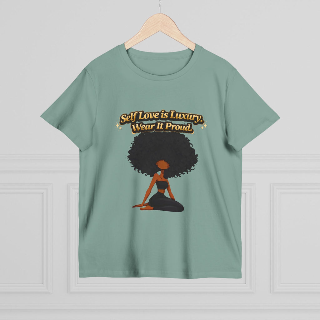 Self Love Is Luxury T-Shirt — Empowering Afrocentric Women’s Graphic Tee Printify
