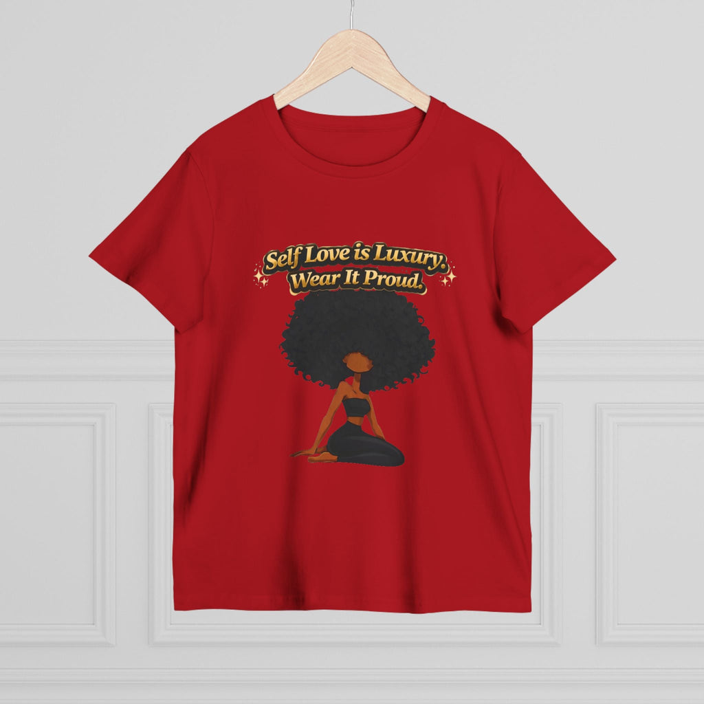 Self Love Is Luxury T-Shirt — Empowering Afrocentric Women’s Graphic Tee Printify