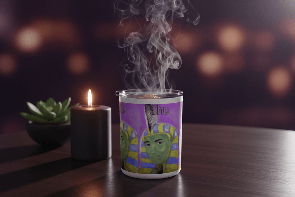 Shu Coffee Cup – Dark Desk Lifestyle