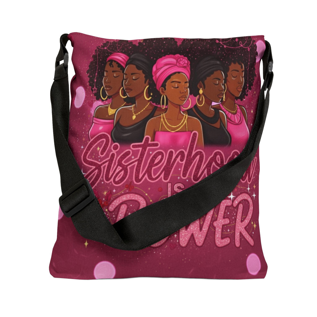 Sisterhood Is Power Adjustable Tote Bag Printify